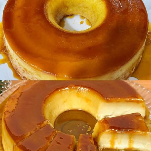Pudim de trigo bem cremosão