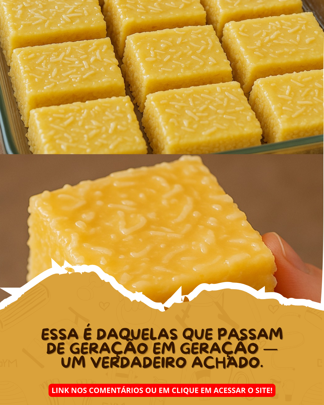 Cocadinha Cremosa de leite condensado