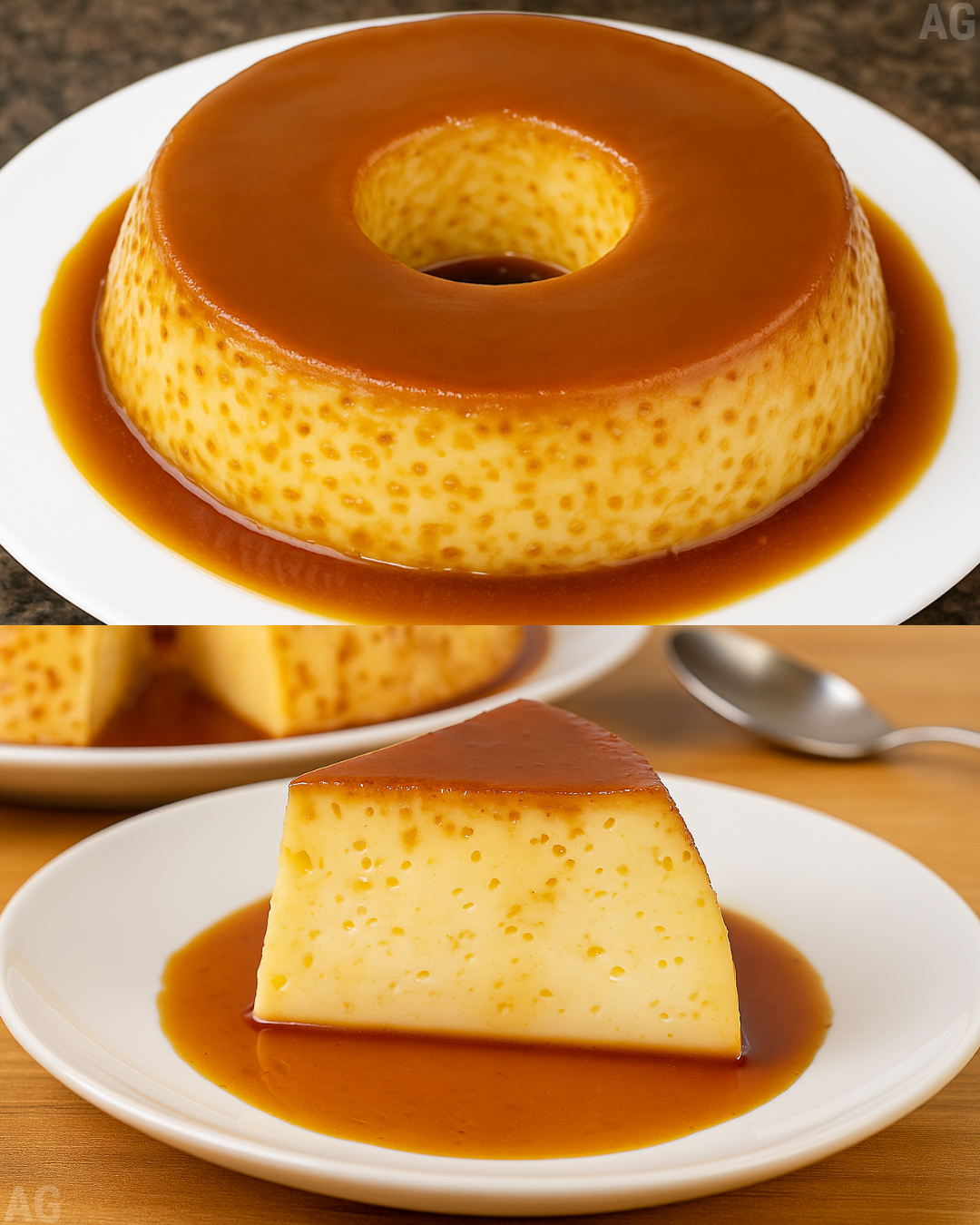 Pudim de buraquinhos