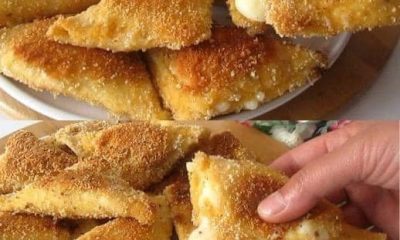 Torradas recheadas de batata e queijo