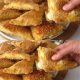 Torradas recheadas de batata e queijo