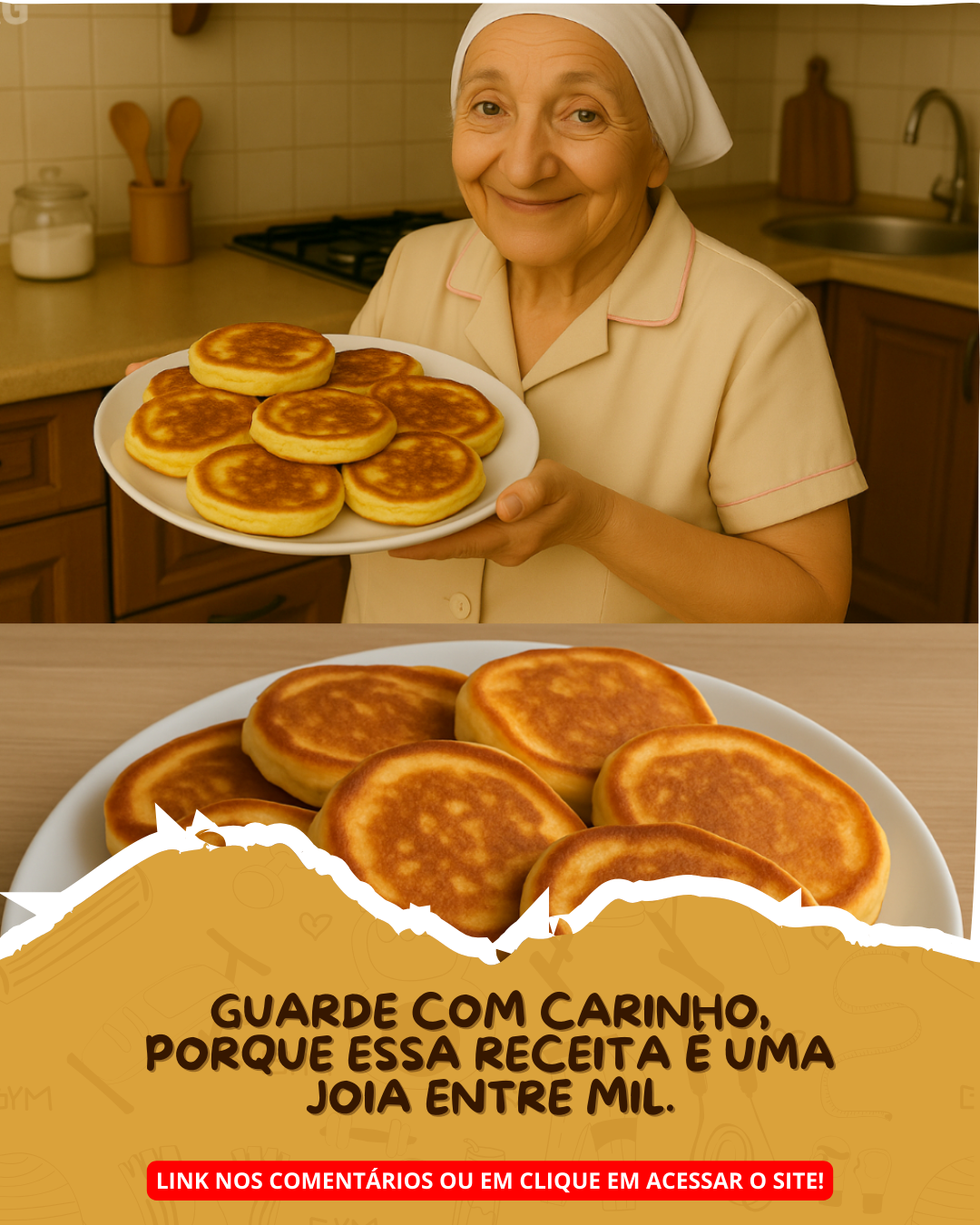 Massinha leve mata-fome