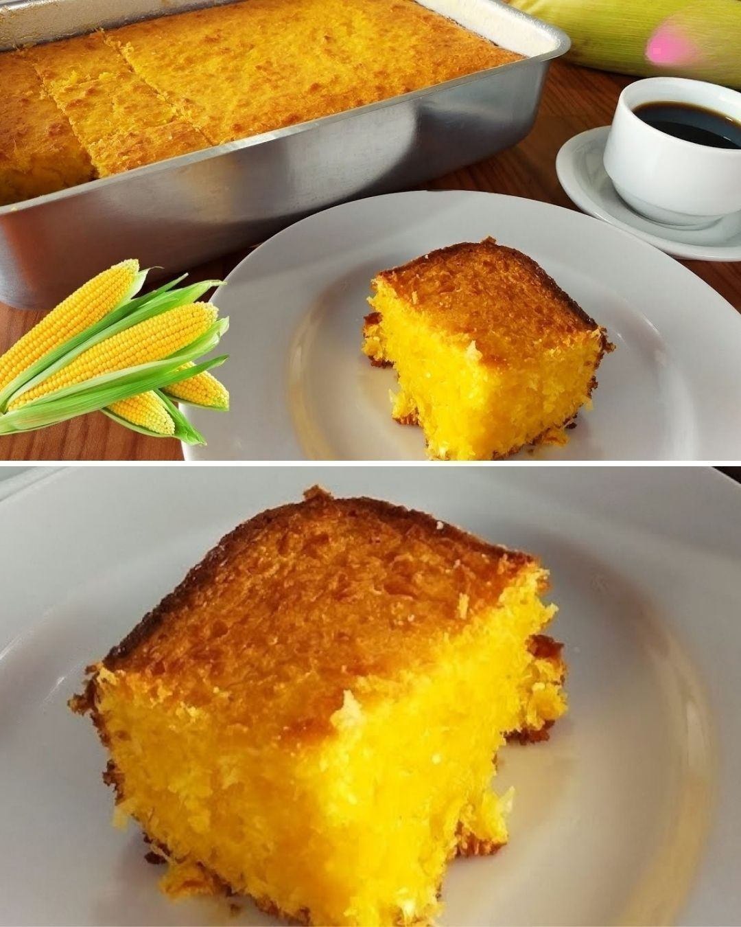 receita de bolo de milho sem fubá