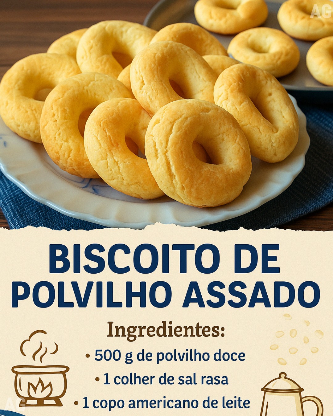 Biscoito de polvilho assado