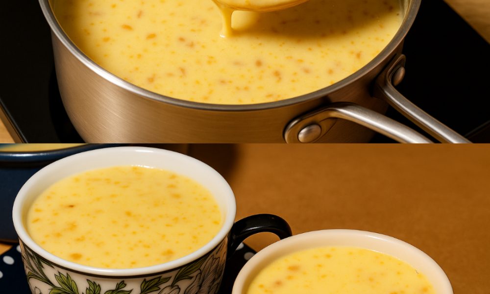 Chá de Amendoim Cremoso.