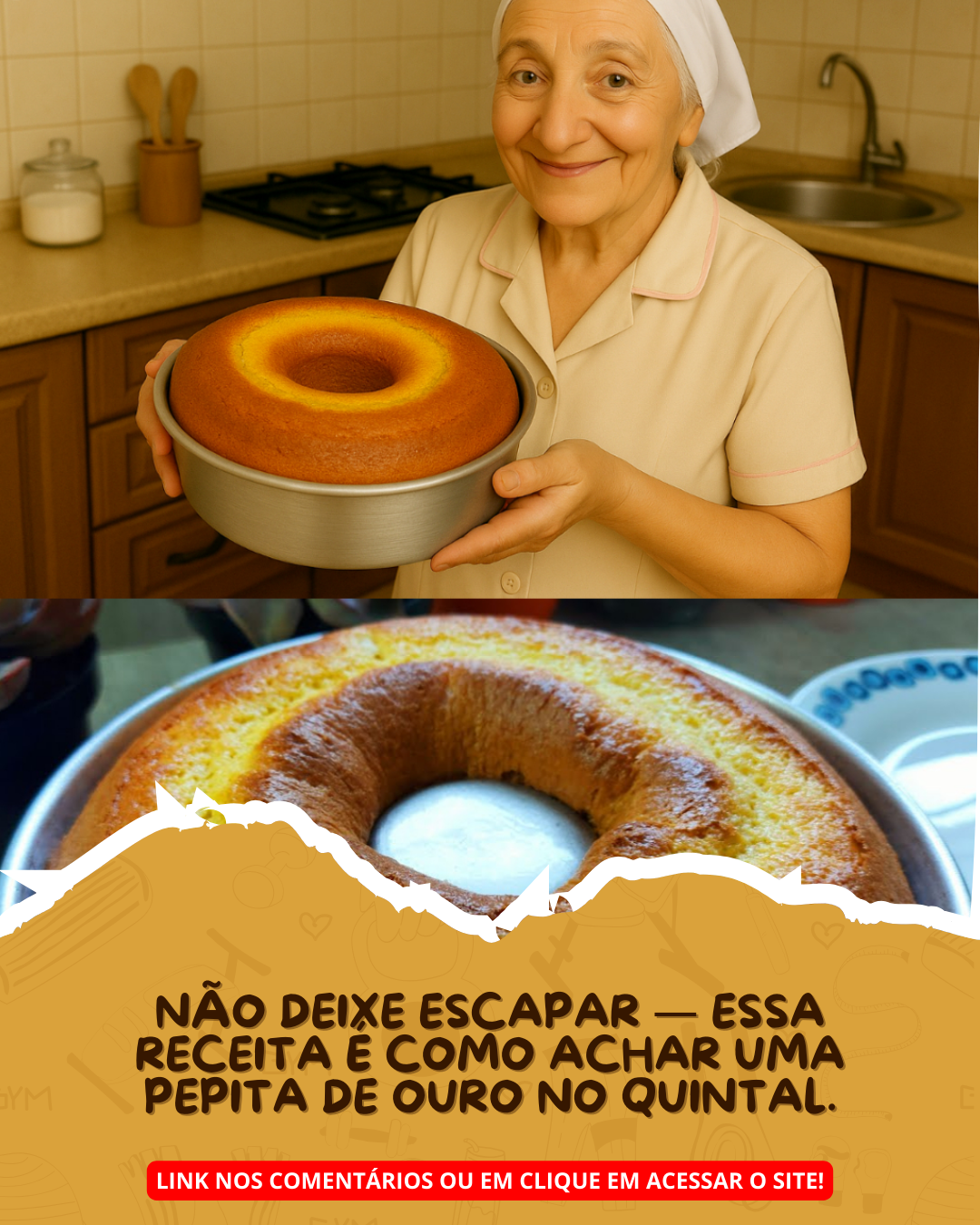 Bolo 5 copos