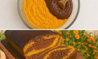Bolo Mesclado de Cenoura com