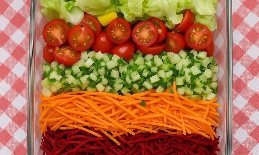 Saladinha Colorida e Refrescante