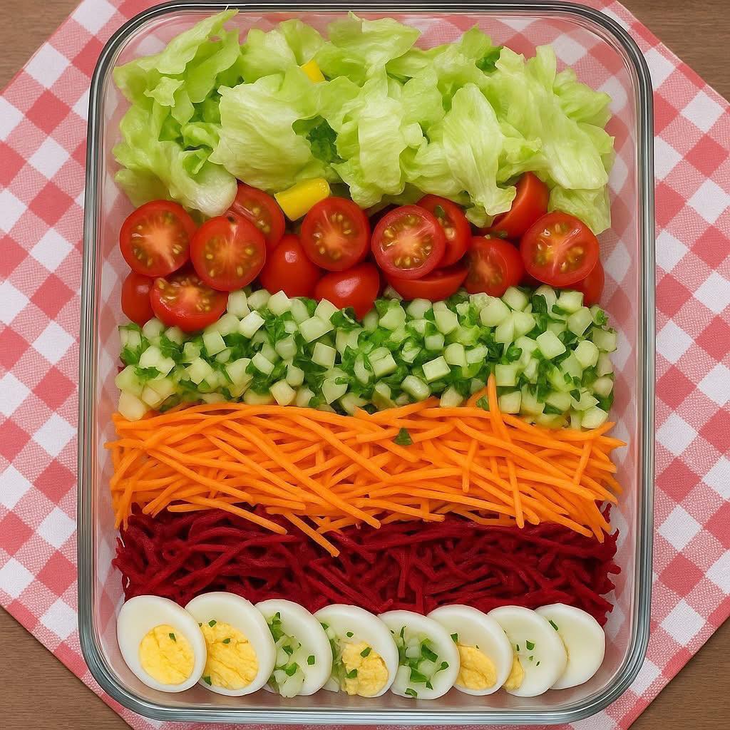 Saladinha Colorida e Refrescante