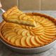 Torta cremosa de maçã