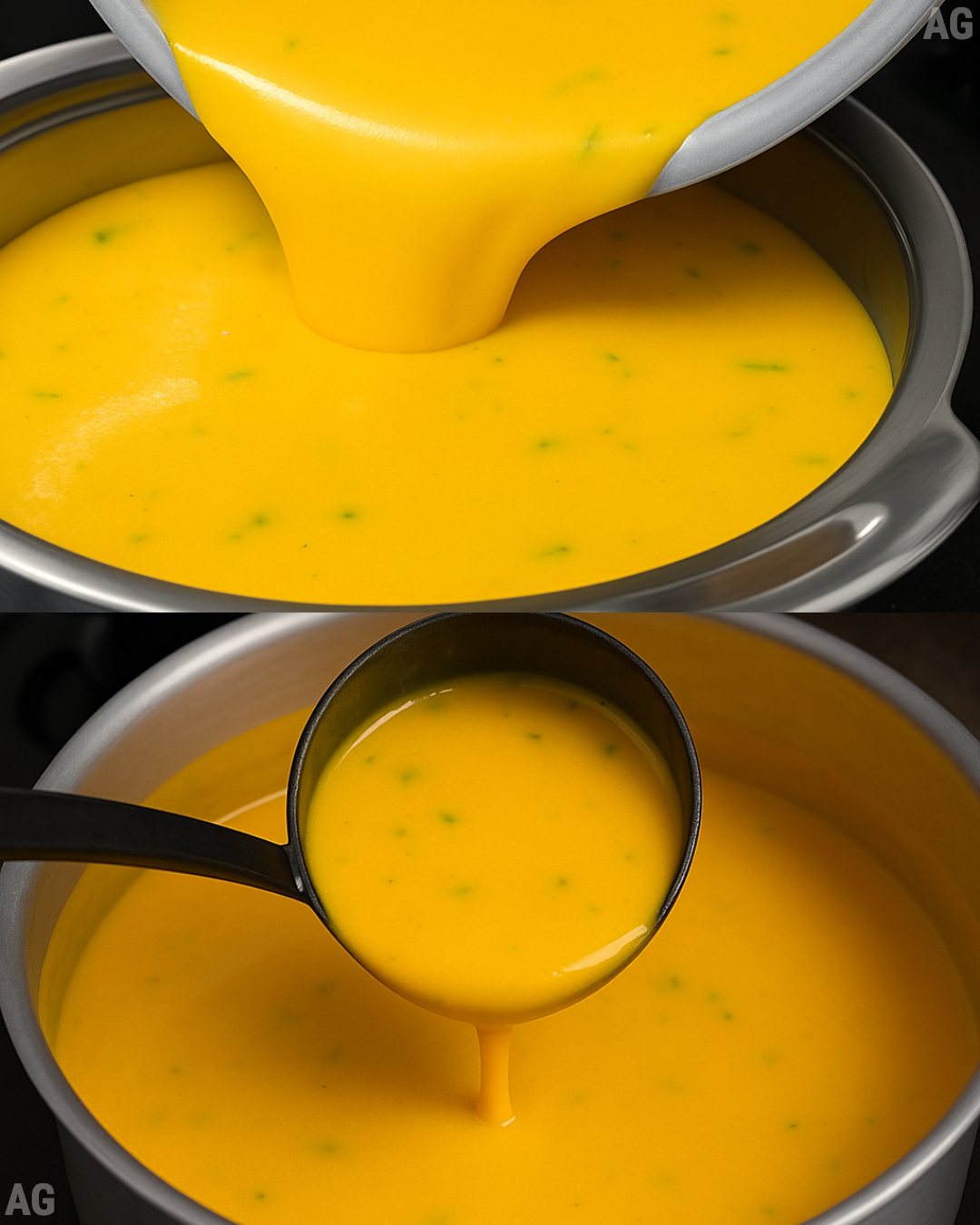 Caldo de batata com cenoura