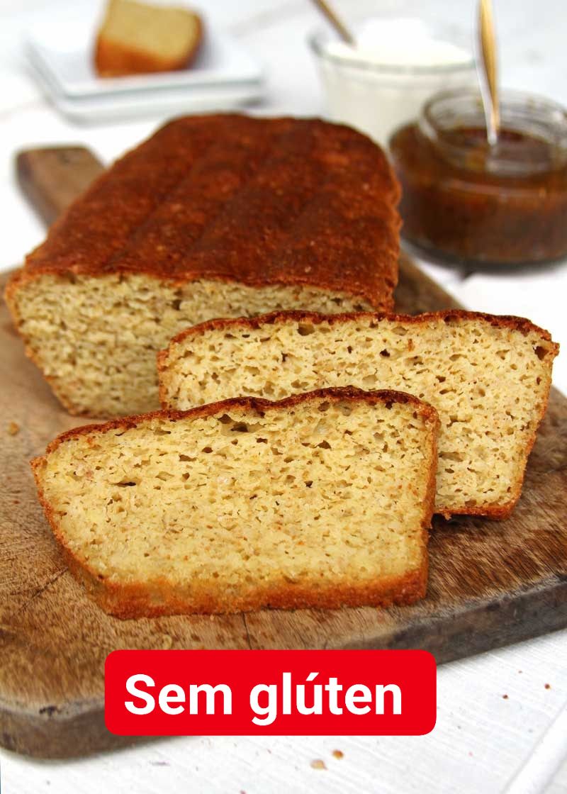 pão sem gluten