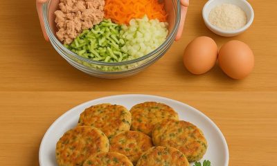 Bolinhos de Atum com Legumes