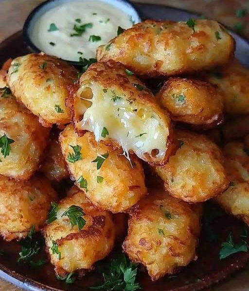 Bolinho de Chuva Salgado com Queijo e Ervas