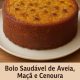 Bolo de Aveia, Maçã e Cenoura