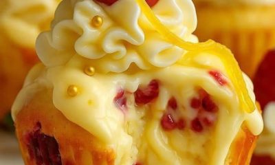 Cupcakes de Framboesa com Limão