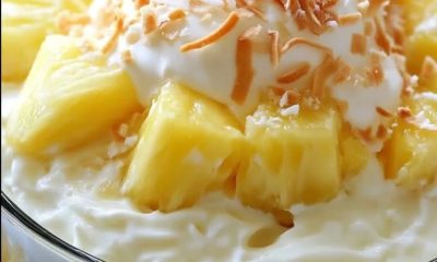 Creme de Coco com Abacaxi